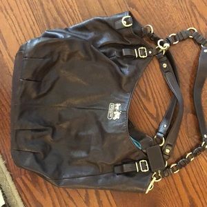 Large brown COACH bag